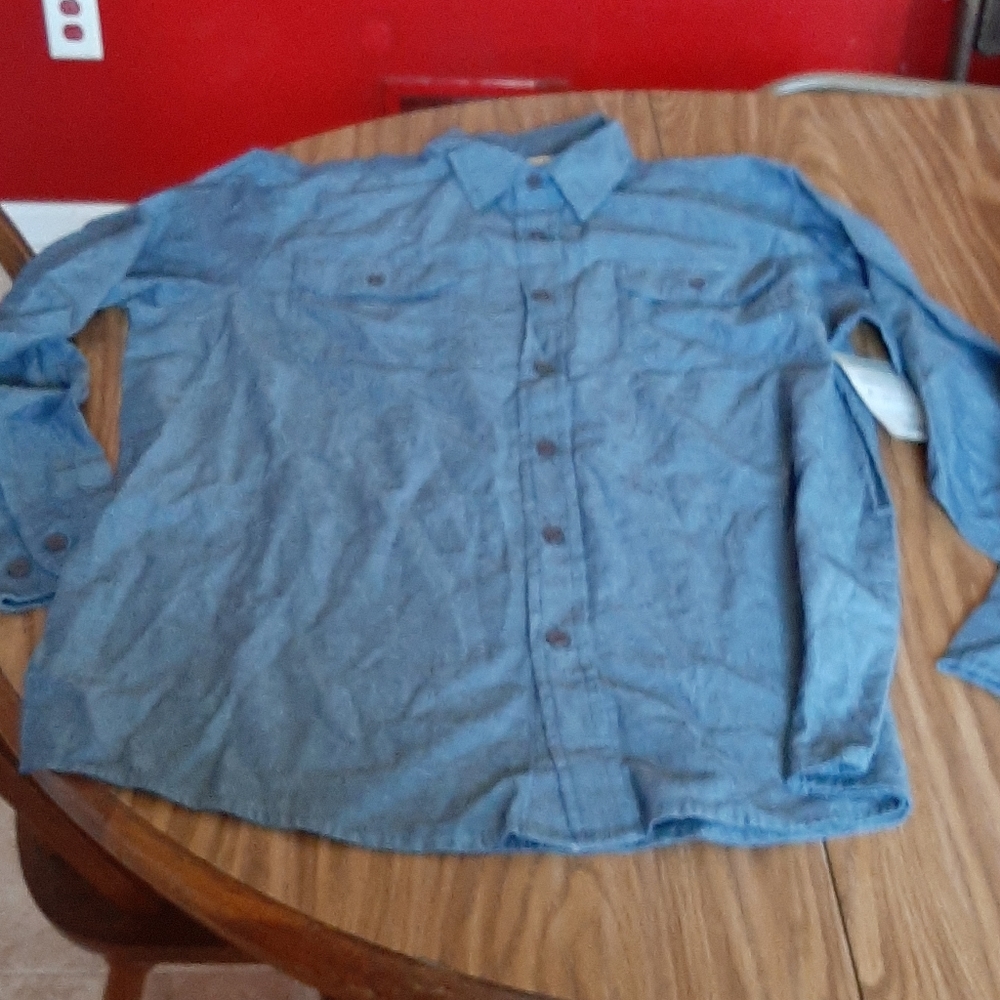 Wrangler mens collar button down